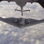 B-2 Spirit prepares for refueling