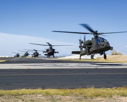 A pilot from of 1st Squadron, 229th Attack Reconnaissance Battalion, at Joint Base Lewis-McChord, Wash., flies the new AH-64E Apache Longbow Photo: U.S. Army