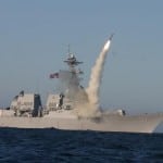 A Tomahawk taking to the skies. Photo: U.S. Navy