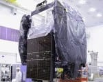 Amazonas 4A satellite in Orbital's manufacturing facilities ahead of last months launch. Photo: Orbital Sciences