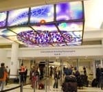 Exit for arriving passengers at Chicago O'Hare International Airport Terminal 5. Photo: Chicago Dept. of Aviation