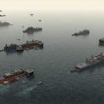 The Marine Corps' seabasing construct revolves around a variety of amphibious ships, Military Sealift Command ships and aircraft to move people and goods from the sea to shore for operations.