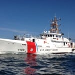 Bollinger Shipyards delivered the Coast Guard Fast Response Cutter Kathleen Moore in March. Photo: Coast Guard