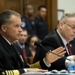 Vice Chairman of the Joint Chiefs of Staff Adm. James "Sandy" Winnefeld, Jr., testifies before the House Armed Services Committee concerning Fiscal Year 2015 Overseas Contingencies Operations Budget request on July 16, 2014. Photo courtesy Department of Defense.