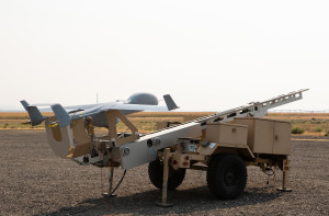 Insitu, a Boeing subsidiary, unveiled its Integrator Extended Range unmanned aerial system at the Air Force Association's annual Air, Space and Cyber conference in National Harbor, Maryland. Photo: Insitu