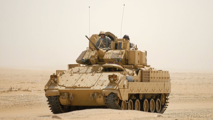 Senior Army Officials See New Hybrid-Electric Bradley Prototype, Cite ‘Silent Watch’ Capability
