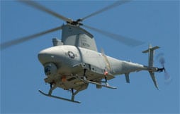 Navy Tests Fire Scout Drone On Trimaran LCS