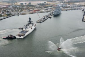 Coast Guard Cutter Hamilton Arrives In Charleston