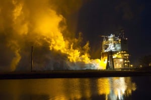 Aerojet Rocketdyne Completes RS-25 Hot-Fire Test With New Controller