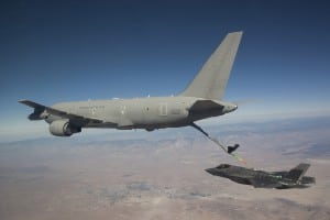 F-35A Refuels With Italian Tanker