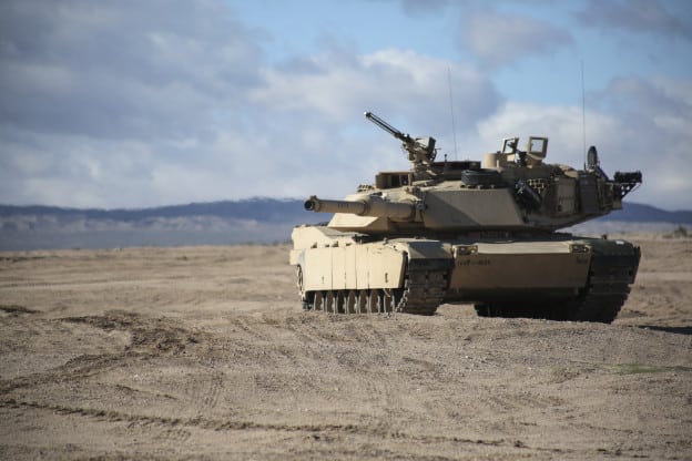 Abrams Tank Heat Wave