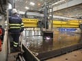 Navantia conducts first cut of steel for Australian Navy's AOR vessels