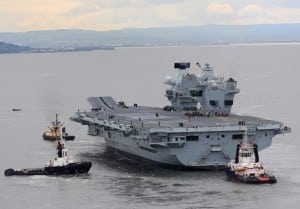 New UK Carrier Starts First Sea Trials