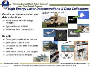 Army Working Up To 100 kW Laser Weapons Step By Step