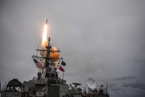 The USS Donald Cook (DDG-75) fires an SM-3 Block IB missiles during Formidable Shield 2017. (Photo: U.S. Navy)