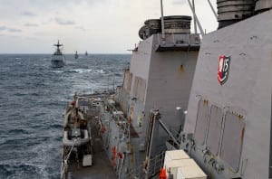 U.S., Japan, South Korean Navies Conduct Exercise, Three Carrier Groups In Seventh Fleet