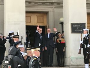 Shanahan, NATO Leader Meet To Discuss $100 Billion Defense Spending Increase, Taliban Peace Talks