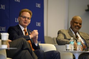 Acting Secretary of the Navy Thomas Modly speaks during a National Defense Industrial Association event at the Logistics Management Institute on Jan. 24. (Photo: U.S. Navy)