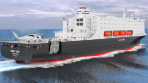 Artist concept of the National Security Multi-Mission Vessel (NSMV). (Image: U.S. Maritime Administration)