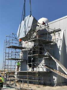 The U.S. Navy accepted delivery of the Navy's AN/SPY-6(V)1 Air and Missile Defense Radar System at the land-based Combat Systems Engineering Development Site (CSEDS) in Moorestown, N.J. on Oct. 7, 2020 (Photo: U.S. Navy)