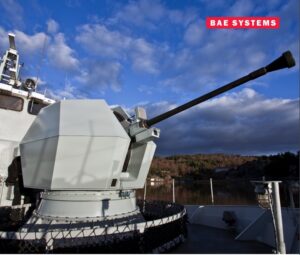 The Bofors 40 Mk4 Naval Gun. (Photo: BAE Systems)