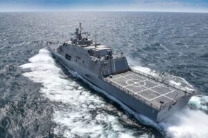 USS Detroit (LCS-7) undergoes acceptance trials in 2016 (Photo: U.S. Navy)