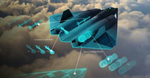 Concept drawing of an Air Force NGAD platform from the April, 2021 U.S. Air Force Bi-Ennial Acquisition Report (U.S. Air Force Photo)