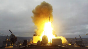 As part of the At-Sea-Demo/Formidable Shield 2021 exercise, the U.S. Navy Arleigh-Burke class guided-missile destroyer USS Paul Ignatius (DDG- 117) fired two Standard Missile-3 (SM-3) interceptors to engage ballistic missile targets launched from the Hebrides Range on May 26 and 30. The Ignatius is equipped with Aegis Baseline 9 (U.S. Navy Photo)