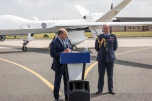 U.K. to Invest $130 Million to Prepare Base to Receive Protector Drone