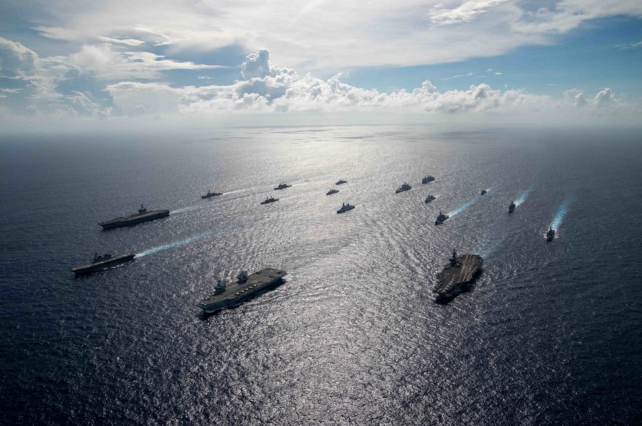 , U.S. And Allied Carrier Strike Groups Operate Jointly in 7th Fleet, The World Live Breaking News Coverage & Updates IN ENGLISH