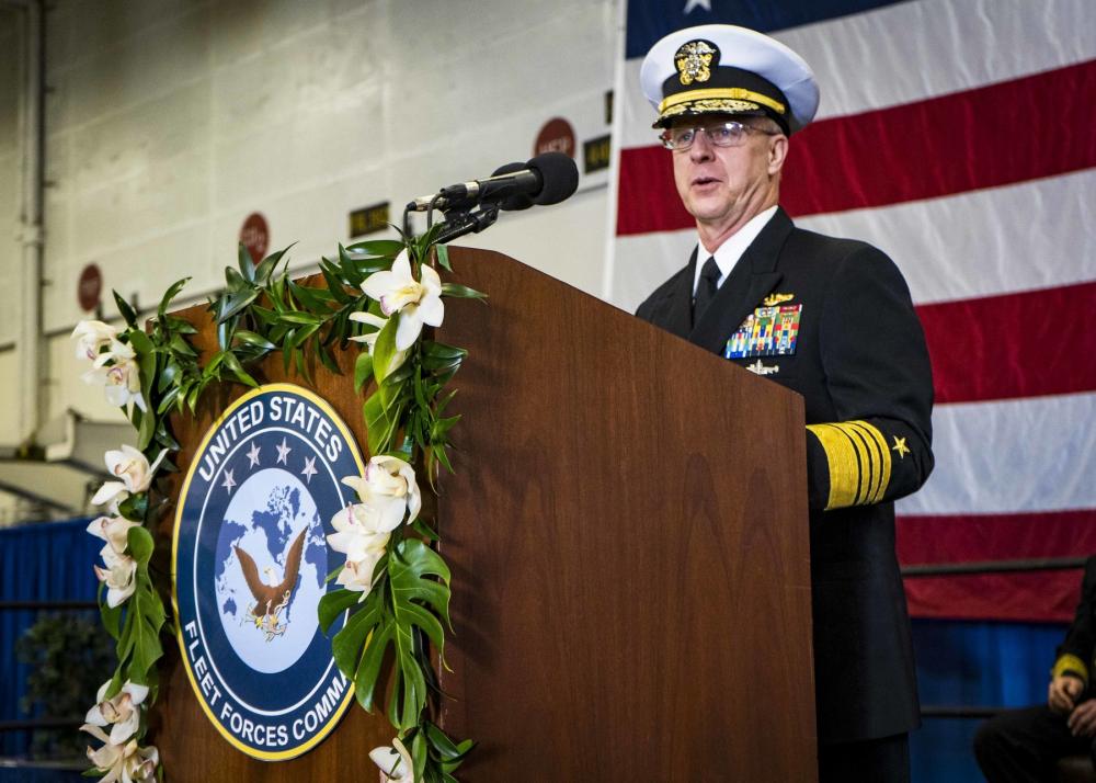 Caudle Succeeds Grady As Commander of Fleet Forces - Defense Daily