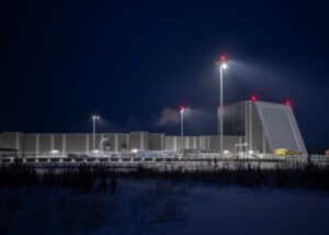 The Long Range Discrimination Radar (LRDR) at Clear Space Force Station, Alaska. The Missile Defense Agency declaring the system complete and initial fielding begun on December 6, 2021 (Photo: MDA)