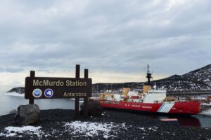 Coast Guard Icebreaker Arrives At Antarctic Station