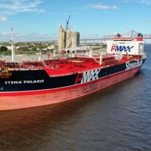 The Stena Polaris, a Ice-class tanker that Crowley will operate under a contract charter for the Defense Department’s Military Sealift Command. The vessel is planned to mostly transport fuel for DoD operations in the Arctic and Antarctic regions. (Photo: Crowley)