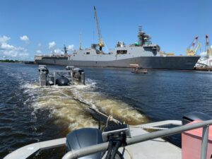 HII Tests LDUUV Launch And Recovery Capability