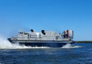 The U.S. Navy accepted delivery of the next generation landing craft, Ship-to-Shore Connector (SSC), Landing Craft, Air Cushion (LCAC) 106 on November 17, 2022. (Photo: U.S. Navy)
