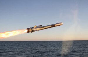 A Naval Strike Missile in flight. (Photo: Kongsberg)