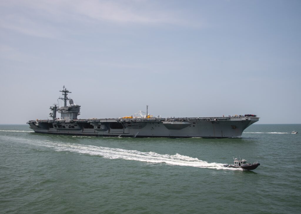 USS George Washington Aircraft Carrier Redelivers Following Extended Refueling Overhaul