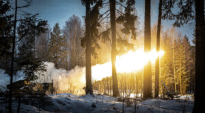Soldiers assigned to the 14th Field Artillery Regiment, 75th Field Artillery Brigade fire rockets out of an M142 High Mobility Artillery Rocket System during a media engagement on camp Tapa, Estonia on Feb. 7, 2023. (Photo: U.S. Army by Spc. Joshua Zayas)