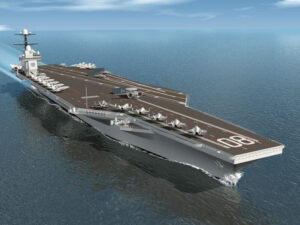 Artist rendering of the USS Enterprise (CVN-80) aircraft carrier. (Image: HII)