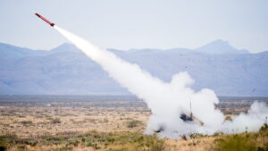 A GEM-T, the Patriot Advanced Capability 2 (PAC-2) missile interceptor test launch (Photo: RTX)