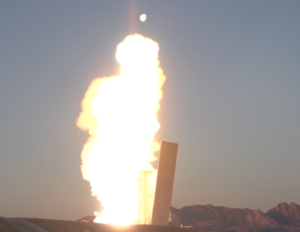 PAC-3 MSE integrated with Virtualized Aegis Weapon System defeats cruise missile target in a flight test at White Sands Missile Range in 2024. (Photo: Lockheed Martin)