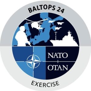 The NATO BALTOPS 2024 exercise logo.