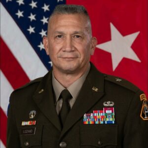 Major General Frank Lozano, Program Executive Officer (PEO), Missiles and Space. He is responsible for the development, production, fielding, sustainment, and international program aspects for assigned missile and space systems. He assumed the position in August 2022. (Photo: U.S. Army)