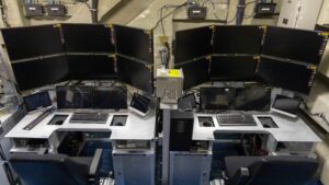 Navy Installs First MQ-25 Control Room On Aircraft Carrier