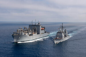 Navy Demonstrates Open Ocean TRAM VLS Re-Arming