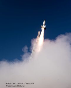 X-Bow CM-1 Launch 2024 Photo Credit_12SEP24