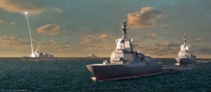 Artist impression of a SPY-7 radar used onboard the future Japan Maritime Self-Defense Aegis System Equipped Vessel. (Image: Lockheed Martin)