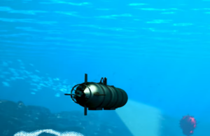 Leidos' new Sea Dart small Unmanned Undersea Vehicle, pitched as a low-cost alternative to other systems for both military and civilian uses. (Image: Leidos)