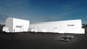 Illustration of one of several future L3Harris Technologies Solid Rocket Motor production facilities currently under construction set to build Javelin rocket motors at its Orange County, Va. campus. (Image: L3Harris Technologies)